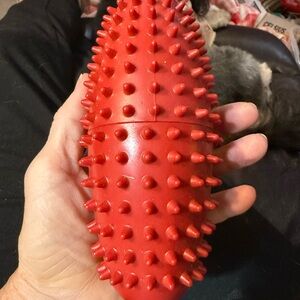 Red Spiked Foot Massage Roller